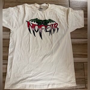 Men’s cream No Fear graphic tee